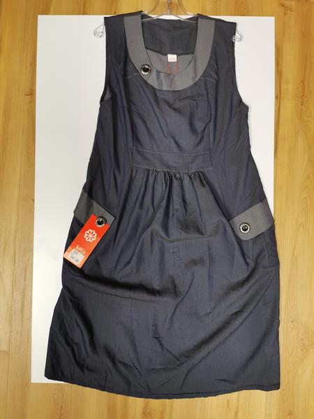 Sofi Co Jean Dress With 2 Pockets - Blue