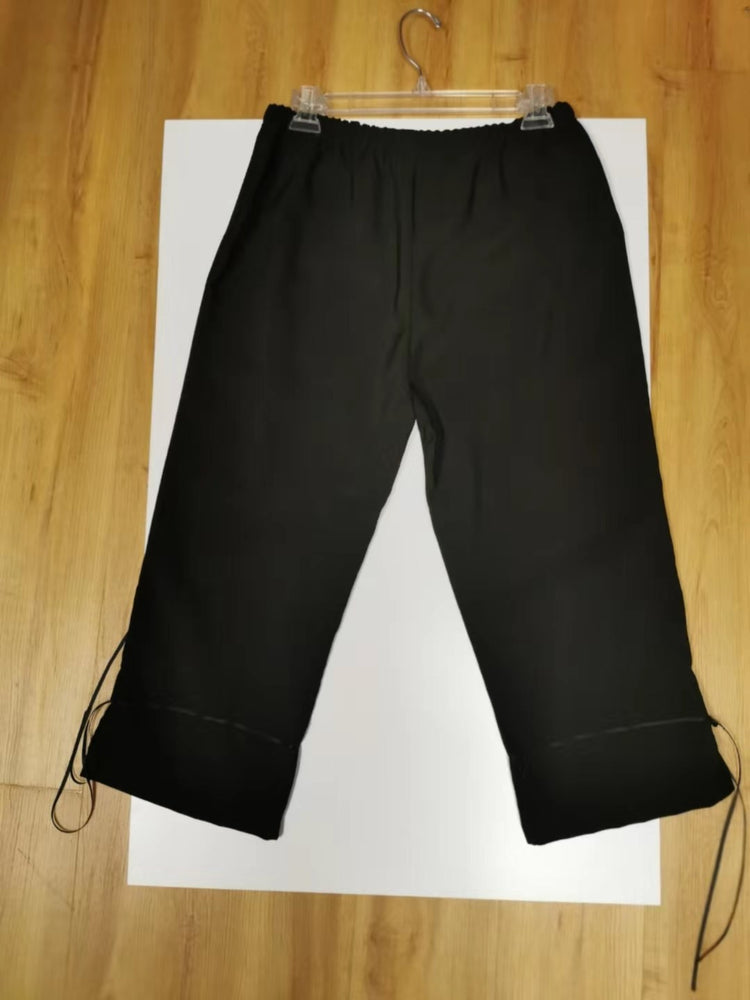 TM Maternity Black Short with Outside String