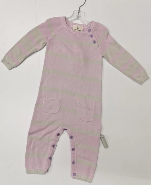 Earth Baby Bamboo Rompers Pink Stripe