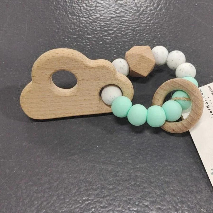 Pois Et Mois Cloud Rattle - Mint