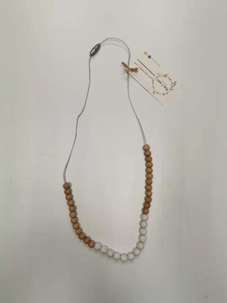 Pois Et Moi Mom Necklace "The Favorit" - Granite