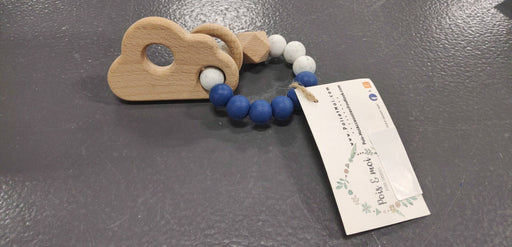 Pois Et Mois Cloud Rattle - Marine