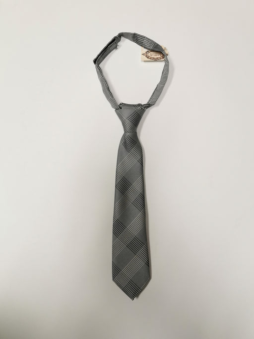 Liv& Lily Necktie Black/White Plaid