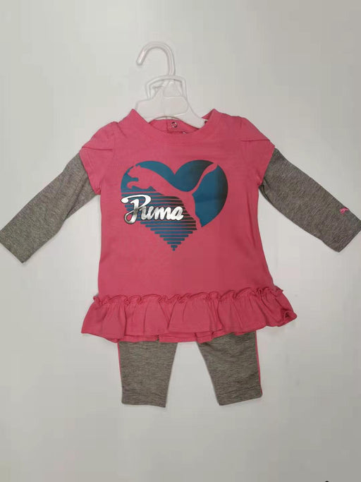 Puma Legging Set Pink 12m
