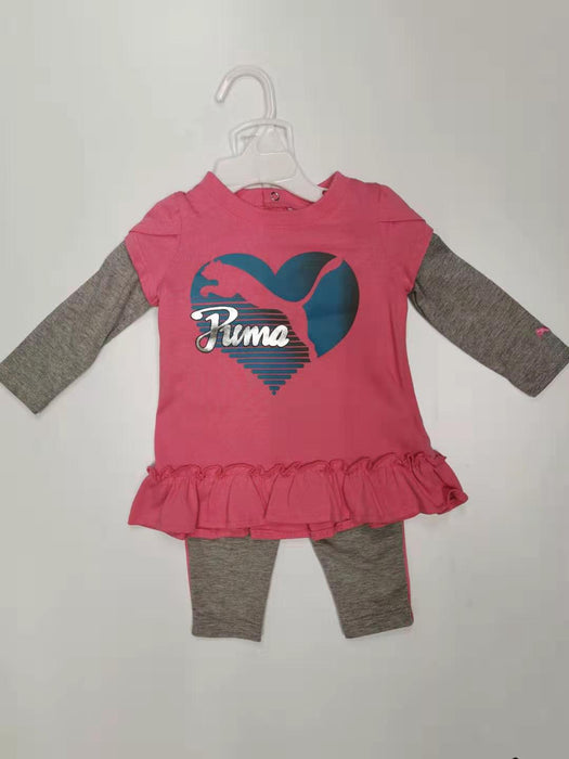 Puma Legging Set Pink 12m
