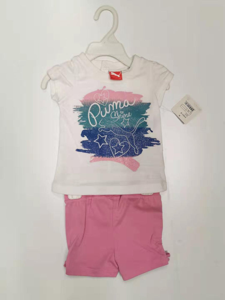 Puma Short Set White 12m