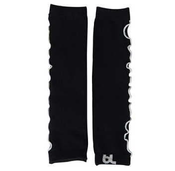 Baby Leggings Black Ruffles