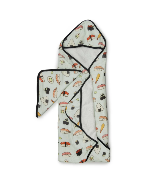 Loulou Lollipop Hooded Towel Set - Sushi