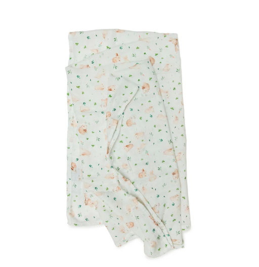 Loulou Lollipop Muslin Swaddle - Bunny Meadow