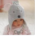 Elegantbaby Aviator Hat Princess Mousie 2-12m E10522