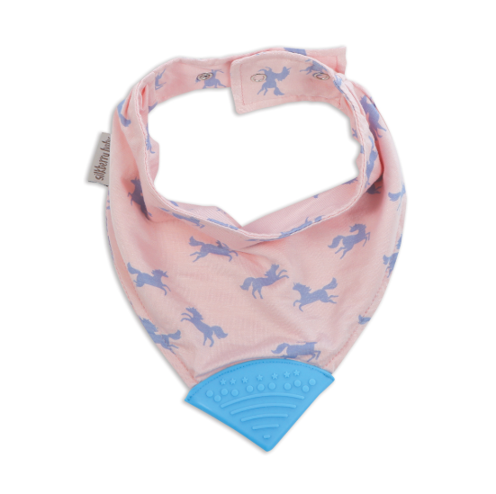 SilkBerry Bamboo Chewable Bib Unicorn