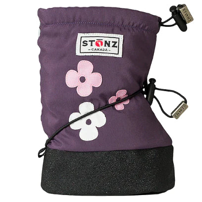 STONZ Booties- 3 Daisies Mauve-XL