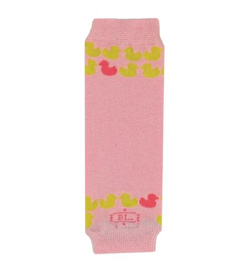 BabyLegs Newborn Legwarmers - Pink Ducky