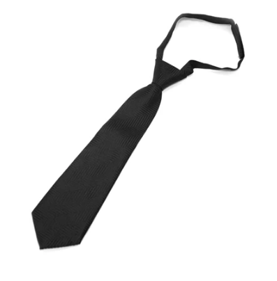 Liv& Lily Necktie Black Chevron