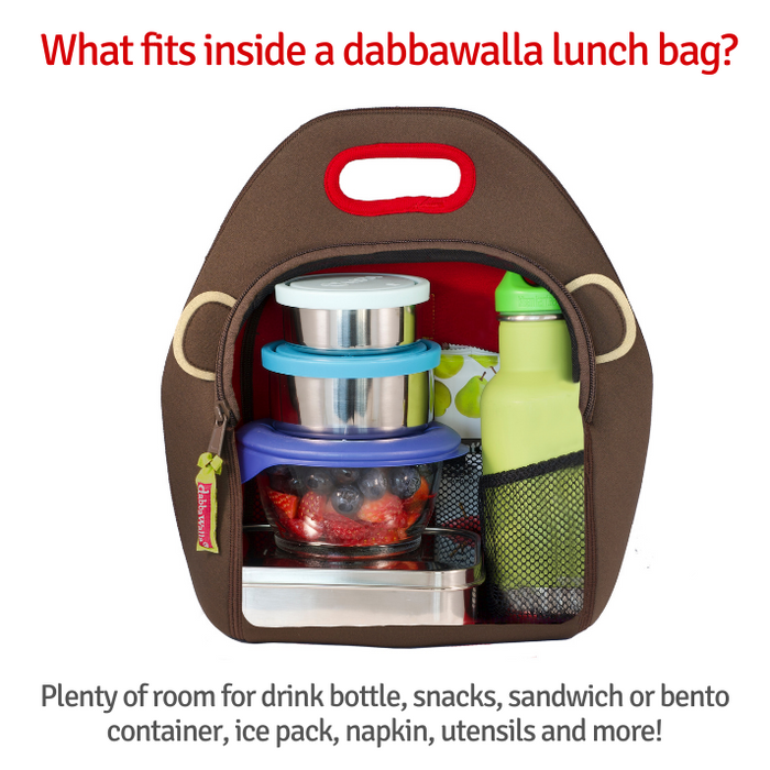Dabbawalla Lunch Bag Race Car/ Fast Track Red DW-LFTLB5