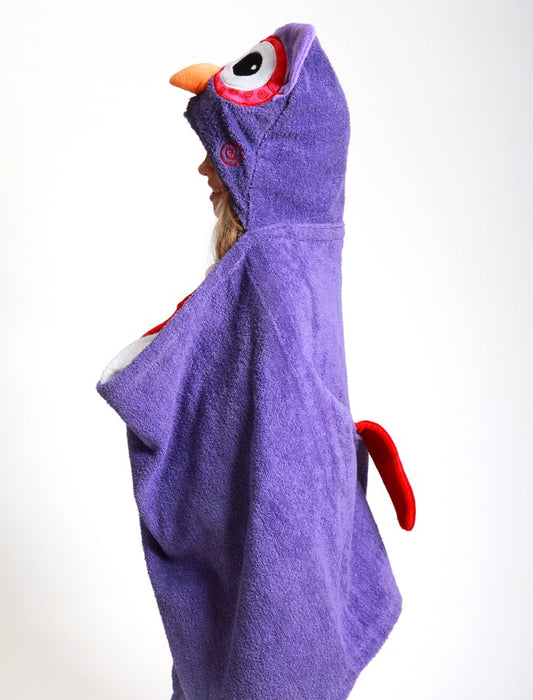 Zoocchini Toddler Hooded Towel - Olive the Owl