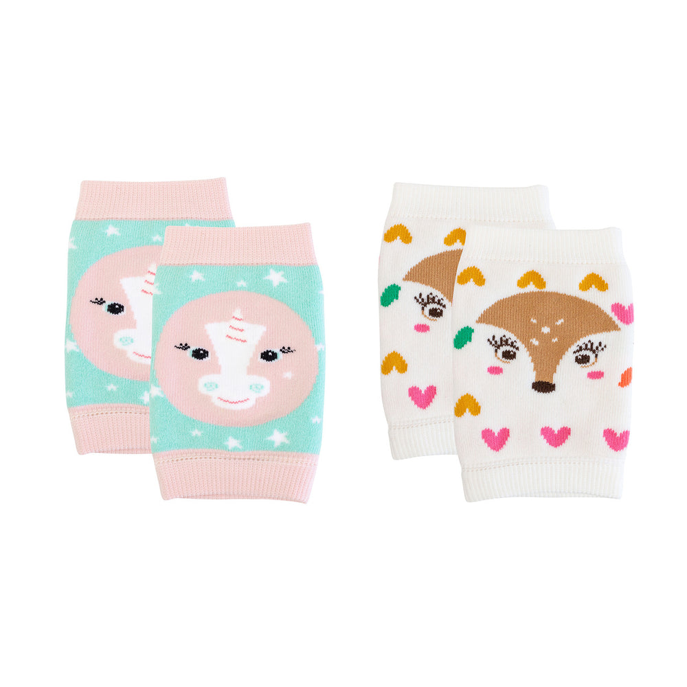 Zoocchini Crawler Knee Pad 2pk - Allie Alicorn/Fiona Fawn