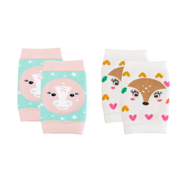 Zoocchini Crawler Knee Pad 2pk - Allie Alicorn/Fiona Fawn