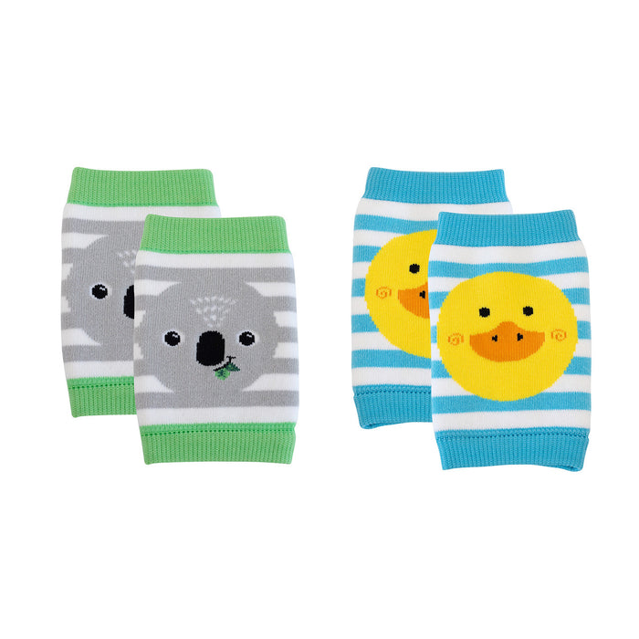 Zoocchini Crawler Knee Pad 2pk - Koala/Duck