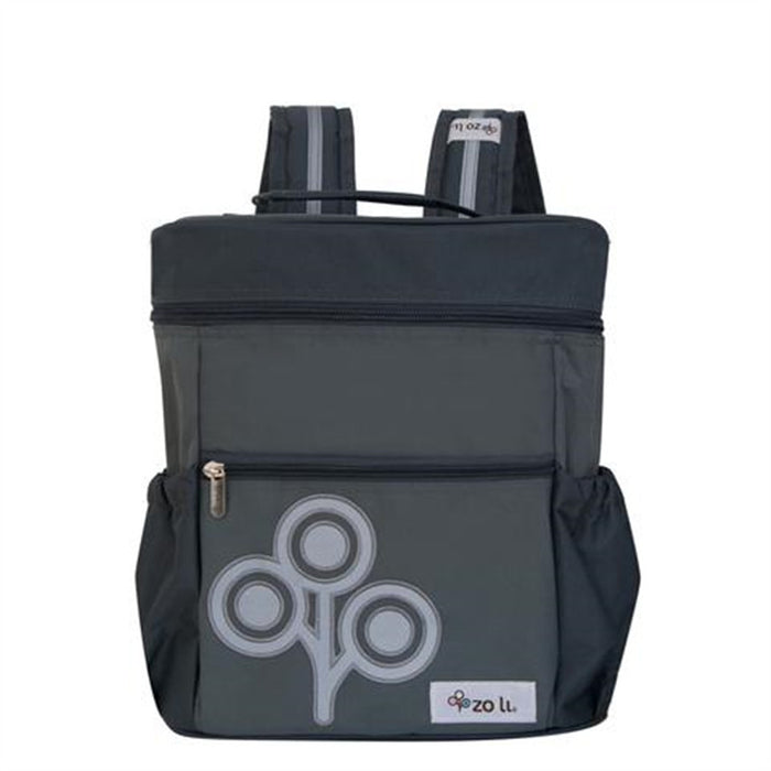 Zoli Mini Stash Bucket-Style Rucksack Grey - CanaBee Baby