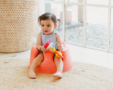 Bumbo Floor Seat Living Coral
