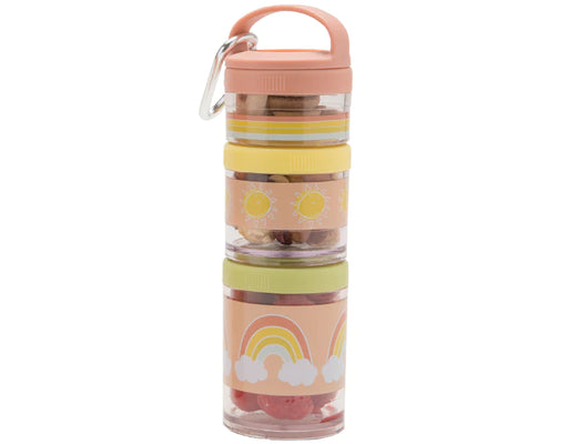 Sugarbooger Twist & Snack Stacker - Rainbows & Sunshine