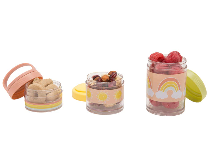 Sugarbooger Twist & Snack Stacker - Rainbows & Sunshine