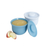 Wean meister Mini Adora Bowls Grey&Baby Blue