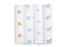 Aden Organic Muslin Swaddle Blankets 4pk - Animal Kingdom