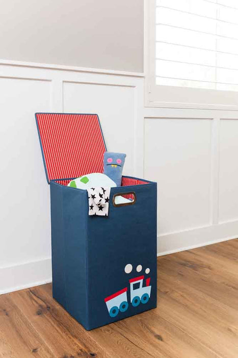 JJ Cole Storage Hamper Boys' Patterns (56cm x 34cm x 34cm) - Robot