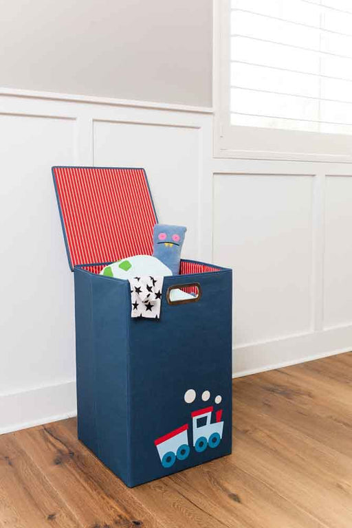JJ Cole Storage Hamper Boys' Patterns (56cm x 34cm x 34cm) - Robot