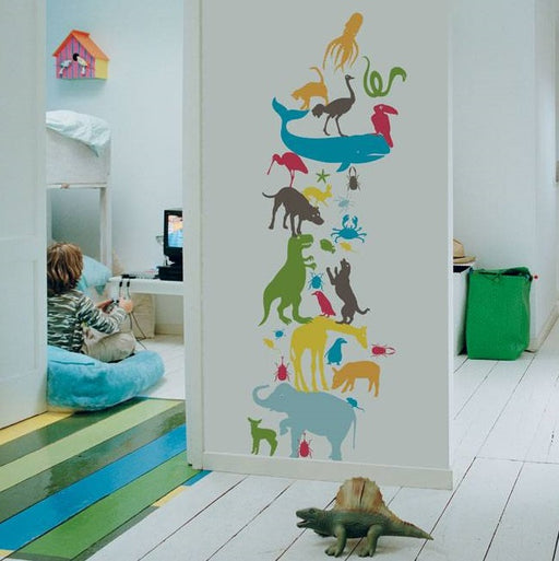 Kidslab Animal Tower Giant Wall Decor