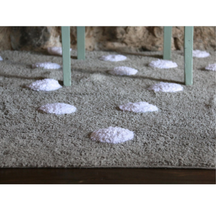 Lorena Canals Washable Rug Topos - Grey(FINAL SALE)