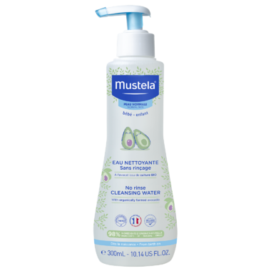 Mustela Face & Diaper Area No-Rinse Cleansing Water 300ml (Normal Skin) 908703161