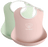 BABYBJÖRN Baby Bib Powder 2pk - Green/Pink