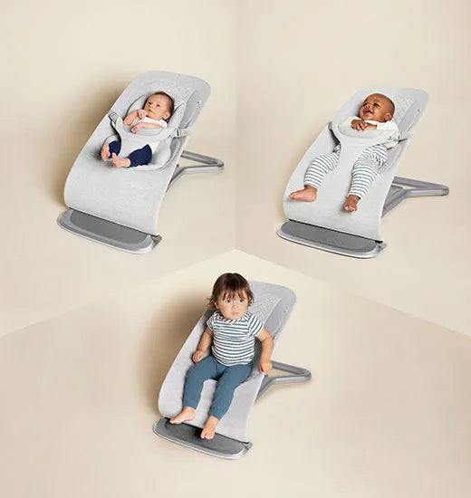 Ergobaby 3-in-1 Evolve Bouncer - Light Grey