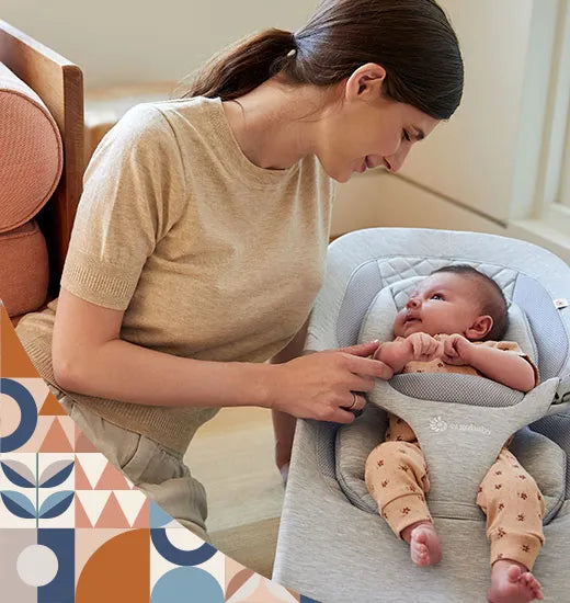 Ergobaby 3-in-1 Evolve Bouncer - Light Grey