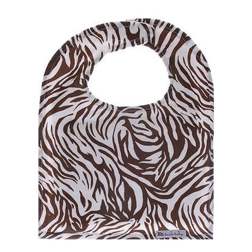 Bazzle Baby Big Bib - Chocolate Zebra - CanaBee Baby
