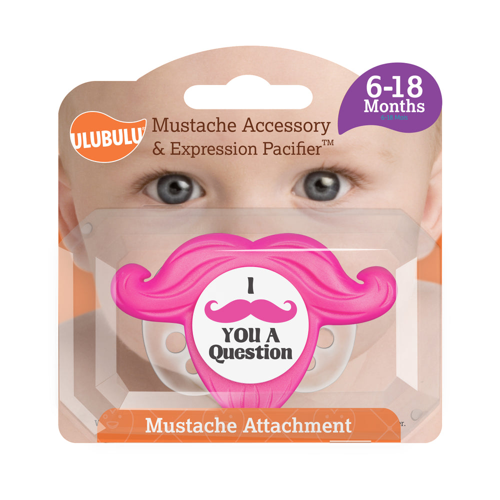Ulubulu Mustache & Pacifier Girl for 6-18m