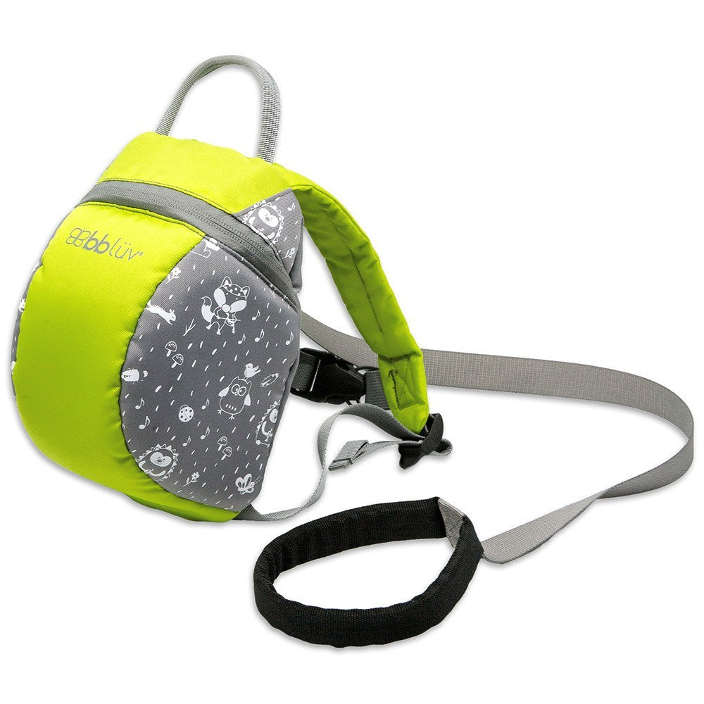 Bbluv PÃ¤k Toddler Backpack w/ Rein Lime