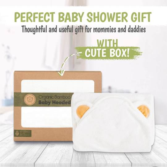 KeaBabies Organic Bamboo Hooded Towel KeaStory KB059-001