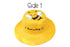 Flapjack Kids Reversible Sun Hat - Bee/Ladybug