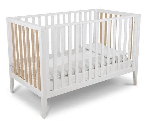Pali Bernini Classico Crib | Made in Italy - White/Natural