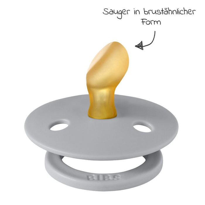 BIBS Anatomical Pacifier Vanilla/Cloud 0-6m