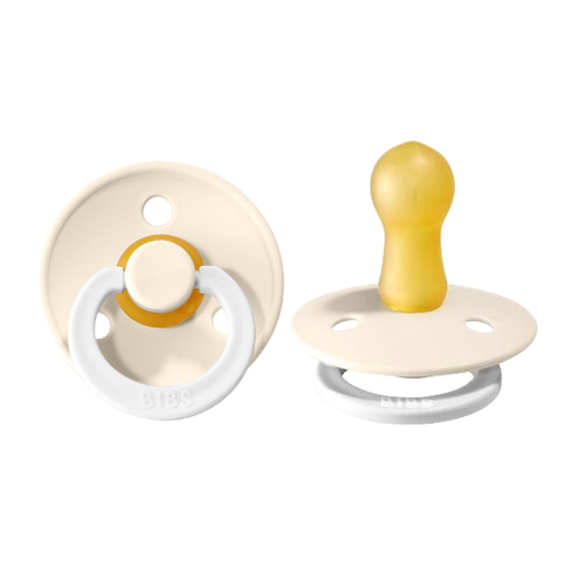 Bibs Pacifier 2pk 0-6M - Ivory Night