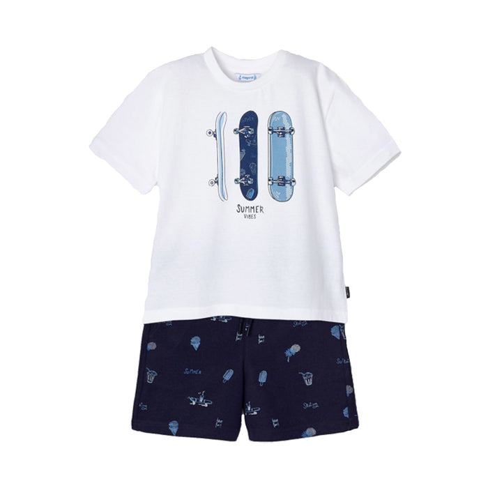 Mayoral Knit Bermuda set 3676