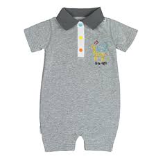 Blue Banana L1554 Romper Heather Grey
