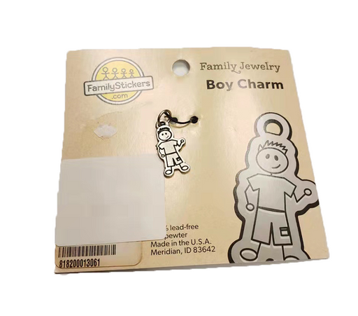 Family Sticker Family Jewelry Boy Charm
