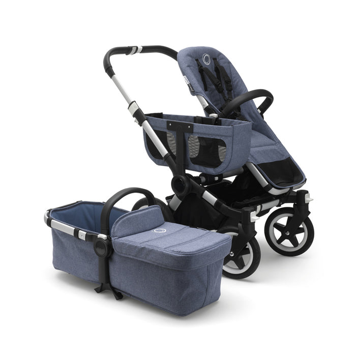 Bugaboo Donkey2 Base Fabrics (Premium) [BOX2] - Blue Melange - CanaBee Baby