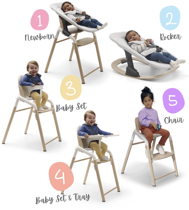 bugaboo giraffe baby set Bugaboo Giraffe Complete High Chair